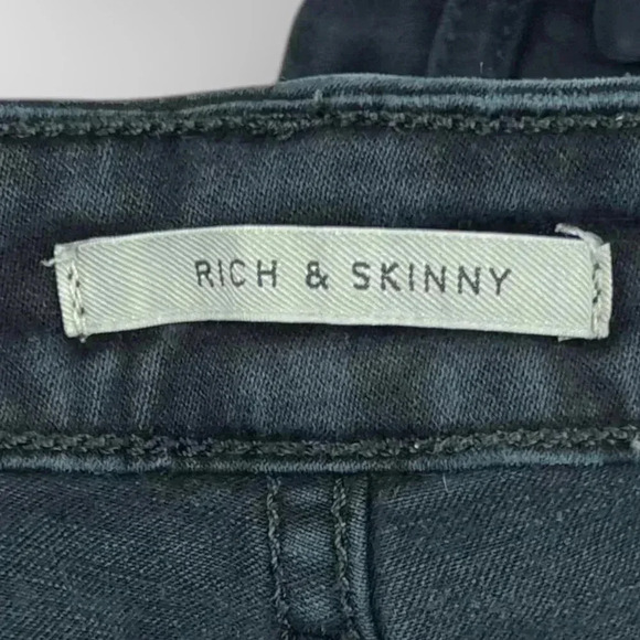 RICH & SKINNY ladies light black low-rise skinny jean size 28 - Picture 11 of 13